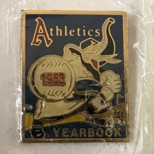 Oakland A's Athletics MLB Baseball Team "1953 Yearbook" Vintage Elephant Pin